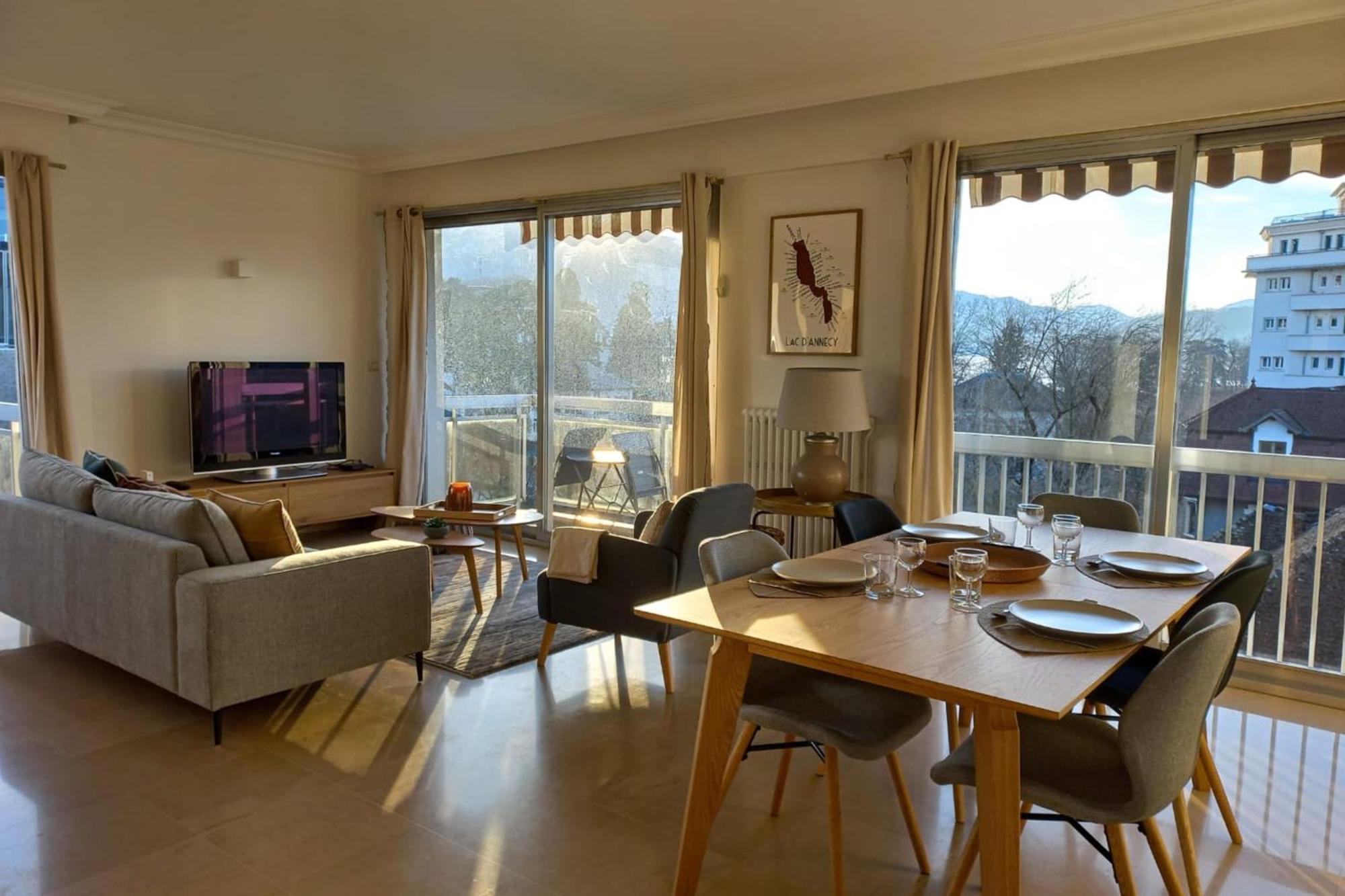 Tournette-Comfortable And Quiet Luxury Apartment Annecy Eksteriør bilde
